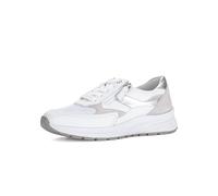 Gabor Baskets basses pour femme, Blanc Blanc Argent 50, 38 EU X-Weit