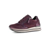 Gabor Baskets basses pour femme, chaussures basses pour femme, largeur supplémentaire confortable (H), Merlot Combi 38, 44 EU Weit