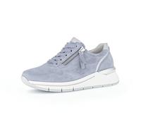 Gabor Baskets basses pour femme, chaussures basses pour femme, largeur supplémentaire confortable (H), Nautic Aqua 66, 39 EU Large