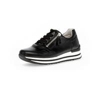 Gabor Baskets basses pour femme, chaussures basses pour femme, largeur supplémentaire confortable (H), Noir 27., 35 EU Weit