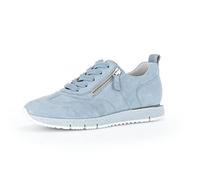 Gabor Baskets basses pour femme, chaussures basses, semelle interchangeable, meilleur ajustement., Bleu aigue-marine., 40.5 EU