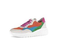 GABOR Baskets basses beige clair / vert / orange foncé / rose foncé, Taille 38