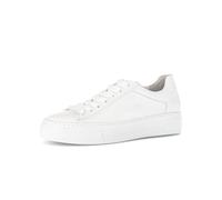 Gabor Baskets basses pour femme, largeur supplémentaire modérée (G), Blanc 50, 38.5 EU