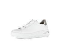 Gabor Baskets basses pour femme, largeur supplémentaire modérée (G), Blanc Argento 51, 38.5 EU