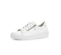 Gabor Baskets basses pour femme - Meilleur ajustement, Blanc 21, 38 EU