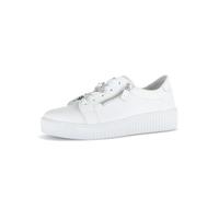 Gabor Baskets basses pour femmes, Chaussures basses pour femmes, Blanc 21, 39 EU