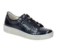 Gabor Baskets pour femme 3.339 en bleu verni/brossé, bleu, 38.5 EU