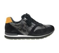 Gabor - Baskets Tendance en Cuir Imprimé Python - Femme - Chaussures - Noir - Taille: 37 EU