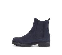 Gabor Bottes Chelsea pour femme 8024.02 - Coupe large - Fermeture éclair, dark blue (El.textu, 41 EU Breed
