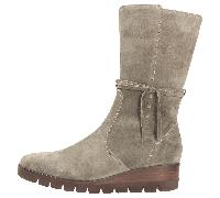 Gabor Bottes Emu pour femmes bottes zippées isolées en cuir velours gris