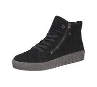 Gabor - Bottine en velours lacée - Femme - Chaussures - Noir - Taille: 37 1/2 EU