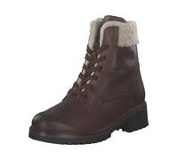 GABOR Bottines à lacets brun foncé / blanc cassé, Taille 39