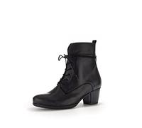Gabor Bottines à lacets pour femme, Best Fitting, Noir 27., 39 EU