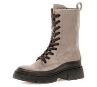 GABOR Bottines à lacets taupe / noir, Taille 41