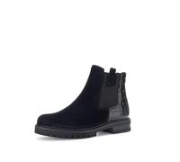 Gabor Bottines Chelsea pour femme, largeur supplémentaire confortable (H), Noir 37, 39 EU Weit