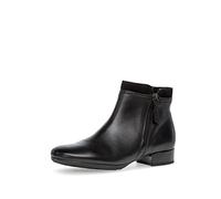 Gabor Bottines Chelsea pour femme, largeur supplémentaire confortable (H), Noir 57., 38.5 EU Weit