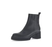 Gabor Bottines Chelsea pour femme, largeur supplémentaire modérée (G), ajustement parfait, Noir 27., 37 EU