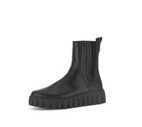 Gabor Bottines Chelsea pour femme, largeur supplémentaire modérée (G), Noir 57., 38 EU