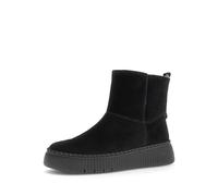 Gabor Bottines Chelsea pour femme, meilleur ajustement, peau d'agneau, doublure chaude, Noir 17., 40.5 EU