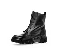 Gabor Bottines de motard pour femme, meilleur ajustement, Noir 27., 37.5 EU