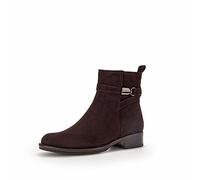 Gabor Bottines de motard pour femme - Semelle intérieure amovible - Plates - Bottines basses - Chocolat (altsi), 39 EU / 6 UK, marron, 39 EU