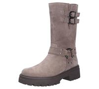 Gabor - Bottine en Velours Tendance - Femme - Chaussures - Gris - Taille: 42 EU