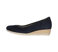 Gabor - Chaussures à Talon Compensé pour Femmes - Femme - Chaussures - Bleu - Taille: 38 EU
