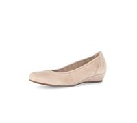 Gabor Chaussures pour femmes, escarpins à talon compensé, largeur supplémentaire modérée (G), talon compensé, talons compensés, talons hauts, chaussures à talons hauts, chêne, 44 EU / 9.5 UK, Beige