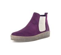 GABOR Chelsea Boots violet foncé / blanc, Taille 40