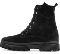 Gabor Comfort 32515-47 Bottine à lacets, femme, cuir, noir, doublure chaude - Chaussures de bottines / bottes à la mode, noir, cuir (soft nubuk), hauteur de talon : 10 mm