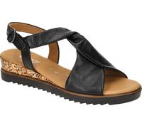 Gabor Comfort Femmes Chaussures Sandales Plates Sandale Noir Loisirs, Taille:EUR 42.5 | UK 8.5