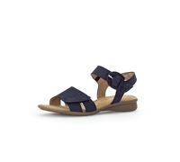 Gabor Sandales à lanières pour femme, Bleu 46, 39 EU