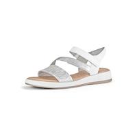GABOR Sandales à lanières argent / blanc, Taille 39,5-40