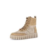 Gabor Damen Schnürstiefeletten, Frauen Stiefeletten,Moderate Mehrweite (G),Bootee,Booties,halbstiefel,Desert/Wood (Mic),40 EU / 6.5 UK