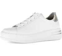 Gabor Damen Sneaker 30932-4, 30932-4.5, 30932-5, 30932-5.5, 30932-6, 30932-6.5, 30932-7, 30932-7.5 GAB-66-395 weiss/argento 7