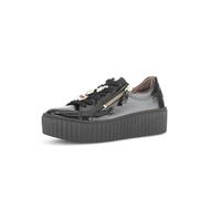 Gabor Dotcom 43.201 Baskets plates en dentelle et fermeture éclair avec broche abeille, Noir 97, 38 EU
