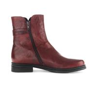 Gabor - Élégante bottine rouge en cuir - Femme - Chaussures - Rouge - Taille: 37 1/2 EU