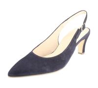 Gabor Escarpin À Bride En Daim - Talon 5.5 CM - Couleur Beige Bleu