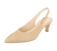 Gabor Escarpin À Bride En Daim - Talon 5.5 CM - Couleur Beige Bleu