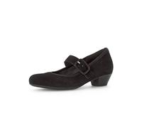 Gabor Escarpins à lanières pour femme, chaussures à talons pour femme, largeur supplémentaire confortable (H), Noir 47, 37.5 EU Large