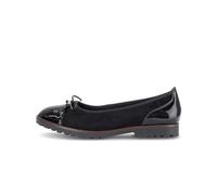 Gabor Femme Ballerines Classiques 3007.01.007 Largeur Normal Daim Black FR.Cognac 36 EU