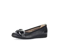 Gabor Femme Ballerines, Dame Ballerines Classiques,Ballerines,Chaussures d'été,Classique,élégant,Noir (Schwarz) / 27,40 EU / 6.5 UK