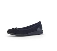 Gabor Femme Ballerines, Dame Ballerines Classiques,Ballerines,Chaussures d'été,élégant,Boucle,Loisirs,Noir (Schwarz),39 EU / 6 UK