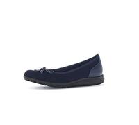 Gabor Femme Ballerines, Dame Ballerines Classiques,Ballerines,Chaussures d'été,élégant,Boucle,Loisirs,Bleu (atlantik),40.5 EU / 7 UK
