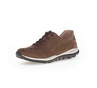 Gabor Femme Baskets, Dame Baskets Basses,Semelle intérieure Amovible,Chaussure Basse,Chaussure de Ville,Chaussure de Sport,Marron (Whisky) / 41,37 EU / 4 UK