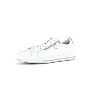 Gabor Femme Baskets | Dame Baskets Basses | Semelle intérieure Amovible | Chaussure Basse | Chaussure de Ville | Loisirs | Blanc (Weiss) / 01 | 37 EU - 4 UK