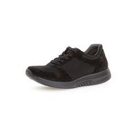 Gabor Femme Baskets, Dame Baskets Basses,Semelle intérieure Amovible,Chaussure Basse,Chaussure de Ville,Noir (Schwarz),42 EU / 8 UK