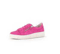 Gabor Femme Baskets, Dame Baskets Basses,Semelle intérieure Amovible,Chaussure Basse,Chaussure de Ville,Loisirs,Rose (Pink),37 EU / 4 UK