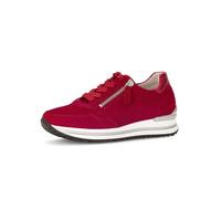 Gabor Femme Baskets, Dame Baskets Basses,Semelle intérieure Amovible,Chaussure de Ville,Sneaker,Wedge Heels,Rouge (Rubin/Rosso),37.5 EU / 4.5 UK