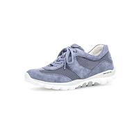 Gabor Femme Baskets, Dame Chaussure Basse,Semelle intérieure Amovible,Chaussure de Sport,Semelle à Plateforme,Loisirs,Bleu (Nautic),37.5 EU / 4.5 UK